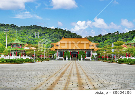 台湾　台北中山区　忠烈祠(ちゅうれつし)　大殿 80604206