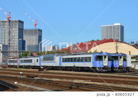 今日は車庫で1日待機の特急「オホーツク」「大雪」用予備編成 80605927