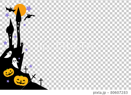 Halloween background illustration 80607283