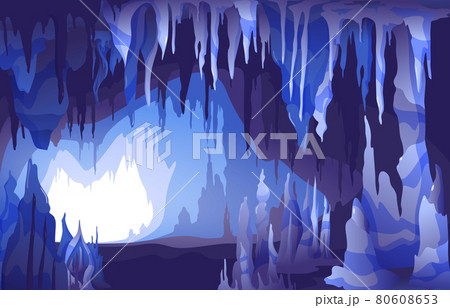 Stalactites Stalagmites Cave View 80608653