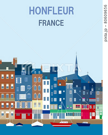 オンフルール　honfleur　フランス　france 80609656