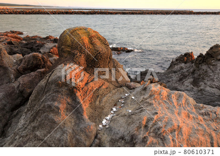 夕陽と十六羅漢岩 80610371