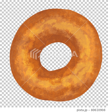 Delicious donut plain decorative illustration Delicious donut plain decorative illustration 80610908