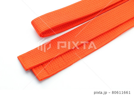 空手の帯　オレンジ 80611661