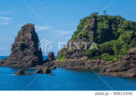 越前海岸（呼鳥門／こちょうもん）福井県　2021年夏撮影 80611846