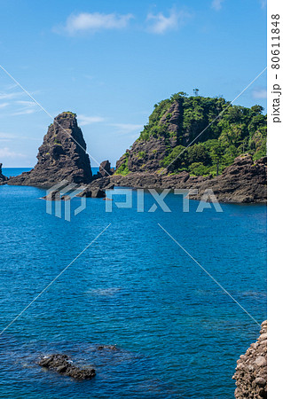 越前海岸(呼鳥門/こちょうもん)福井県 2021年夏撮影 越前海岸(呼鳥門/こちょうもん)福井県 2021年夏撮影 80611848