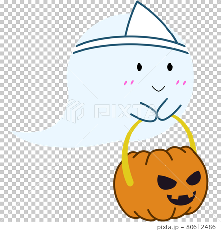 ハロウィンに参加したい日本のお化けのイラスト 80612486