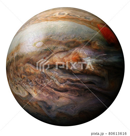 Jupiter planet isolated on white background. Jupiter planet isolated on white background. 80613616