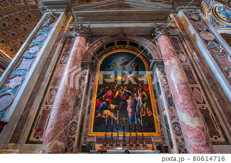 Basilica of saint Peter, Vatican city, Vatican Basilica of saint Peter, Vatican city, Vatican 80614716
