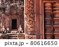 アンコールワット遺跡群・至宝・バンテアイスレイ遺跡／カンボジアの風景 80616650