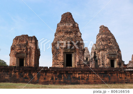 アンコールワット遺跡群／カンボジアの風景 80616656