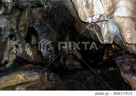 Inside Kents Cavern prehistoric cave 80617915
