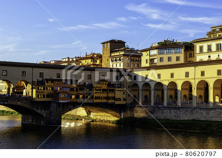Ponte Vecchio - Old Bridge over Arno River in Florence, Tuscany, Italy Ponte Vecchio - Old Bridge over Arno River in Florence, Tuscany, Italy 80620797