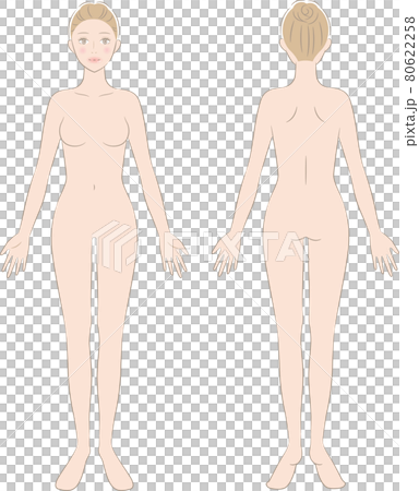 女性 裸 全身 女性 裸 全身 80622258