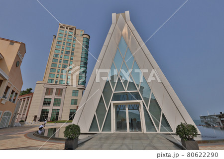 The white chapel at discovery bay, Hong Kong 16 March 2021 80622290