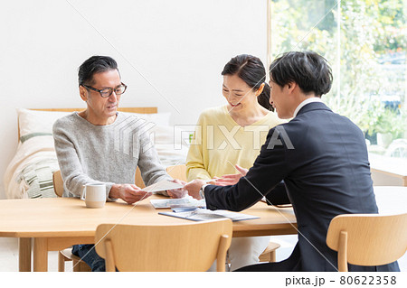 ミドル夫婦 商談 ビジネスマン 80622358