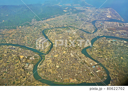 空中撮影した徳島 空中撮影した徳島 80622702