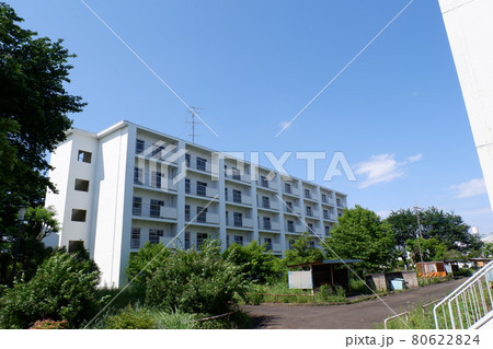 閉鎖された団地 80622824