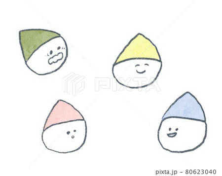 5人の小人イラスト 80623040