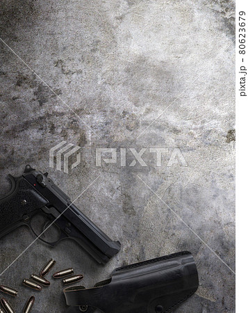 拳銃のイメージ素材 80623679