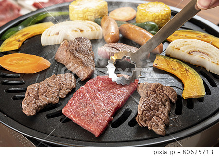焼き肉　焼肉　おうち焼肉　家焼肉 80625713