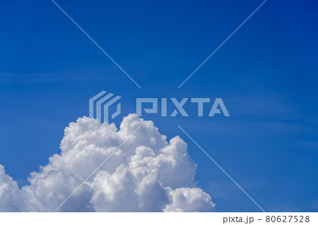 夏の空 青い空・白い雲 夏の空 青い空・白い雲 80627528