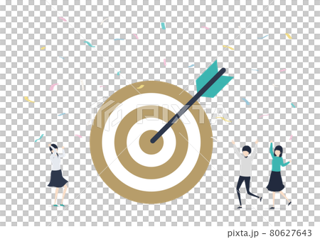 Big hit! Illustration material 80627643