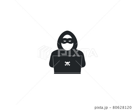 Criminal, robber, internet icon. Vector illustration. flat design. Criminal, robber, internet icon. Vector illustration. flat design. 80628120