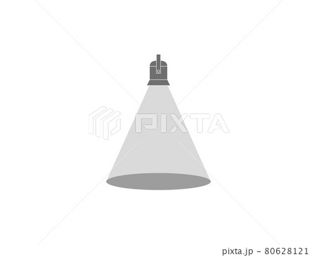 Light, spotlight icon on white background. Vector illustration. Light, spotlight icon on white background. Vector illustration. 80628121