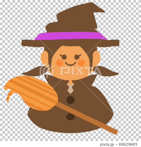 Halloween illustration (witch) 80629605