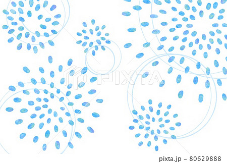 白と水色模様の爽やかな背景のイラスト素材