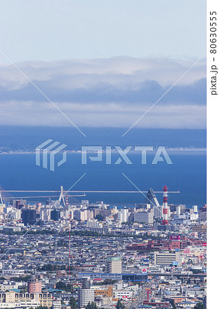 青森 青森市中心街中景 縦06 80630555