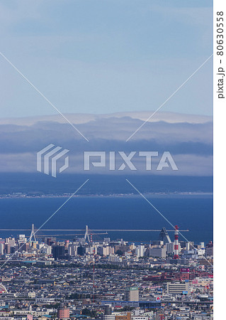 青森 青森市中心街中景 縦08 80630558