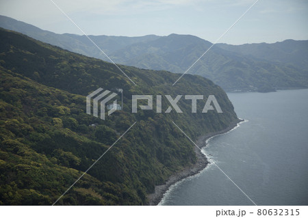 県道沼津土肥線の休憩スポットからの景色　ビュースポット 80632315