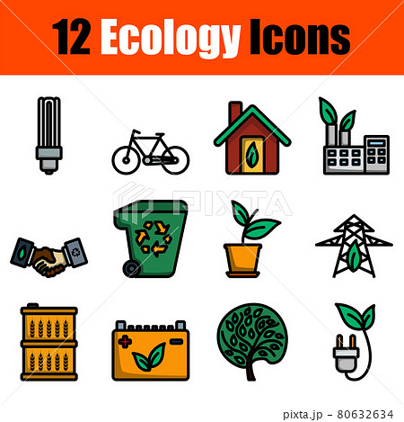 Ecology Icon Set 80632634