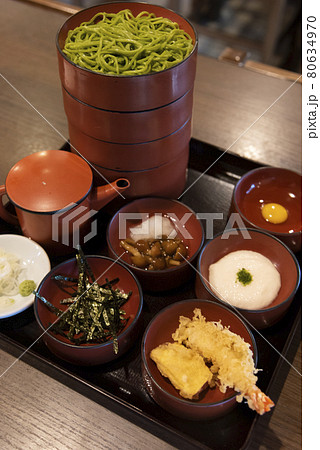 茶そばの割子 茶そばの割子 80634970