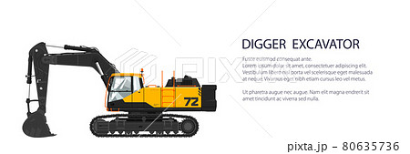 Construction equipment banner 80635736