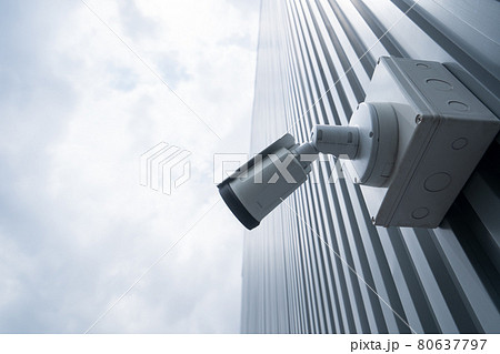 CCTV Camera on the out door wall 80637797