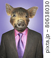 Piglet dressed business man 80638030