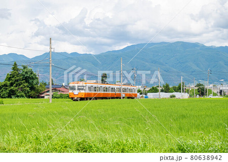 上高地線　大庭駅付近 80638942