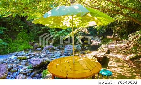 夏の清涼スポット釜ヶ滝 80640002