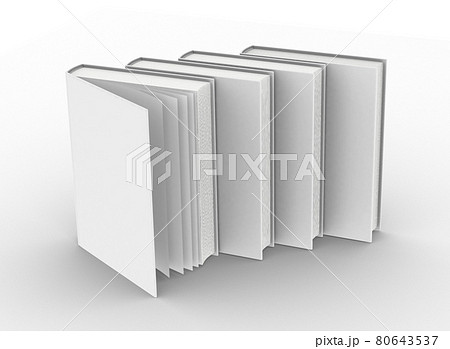 template empty hardcover book mockup set 80643537