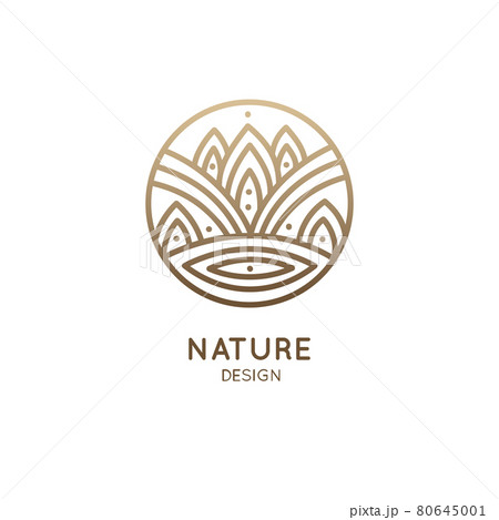 Nature linear logo 80645001