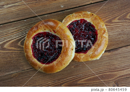 Vatrushkai- patties with cowberr 80645459