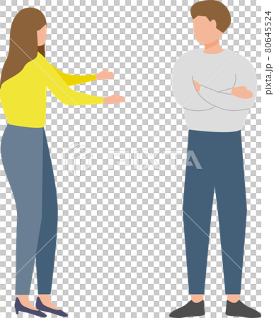 女性 男性 ケンカ 80645524