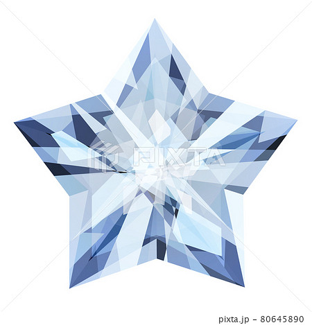 星型のダイヤモンドのイラスト素材のイラスト素材 [80645890] - PIXTA