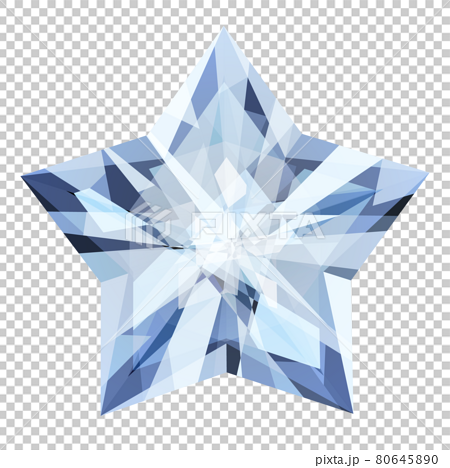 星型のダイヤモンドのイラスト素材のイラスト素材