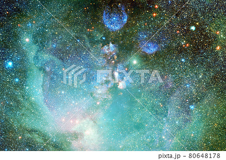 Cosmic landscape. Nebula. Elements of this image furnished by NASA 80648178