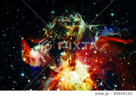 Outer space. Elements of this image furnished by NASA 80648181