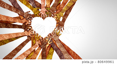 Diverse Hands Heart Diverse Hands Heart 80649961